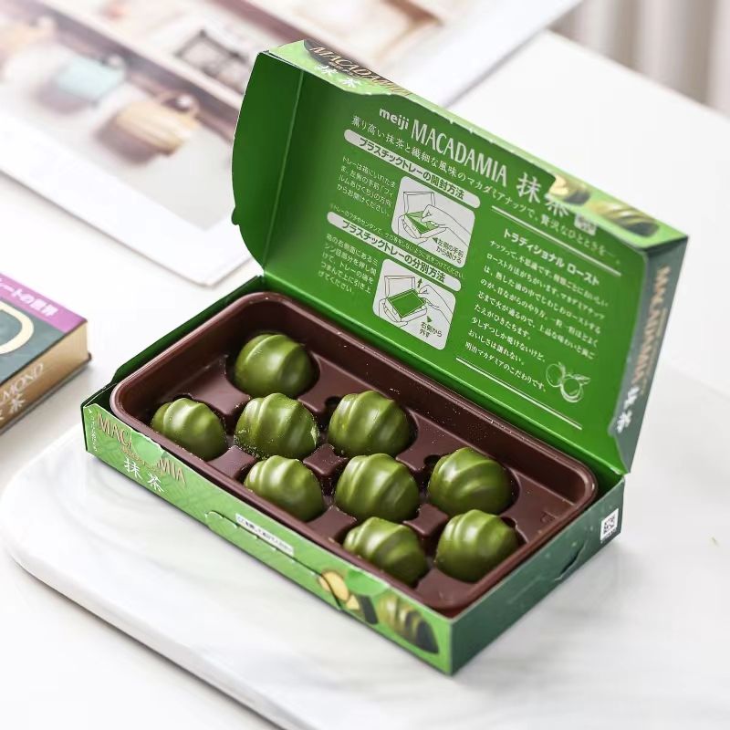 Matcha Chocolate Macadamia Nuts