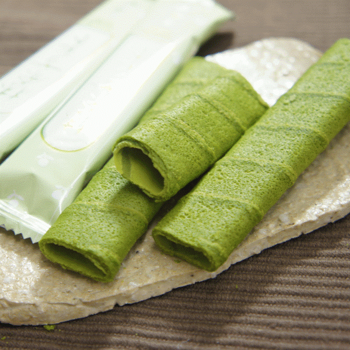 Marukyu Koyamaen Crispy Uji Matcha Crepe Sticks