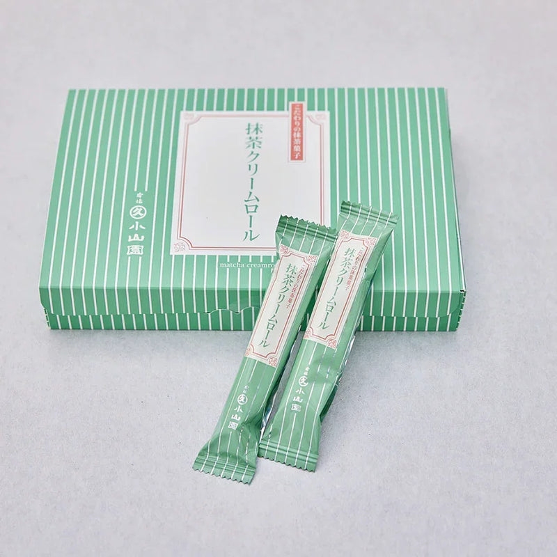 Marukyu Koyamaen Matcha Cream Wafer Roll Biscuits
