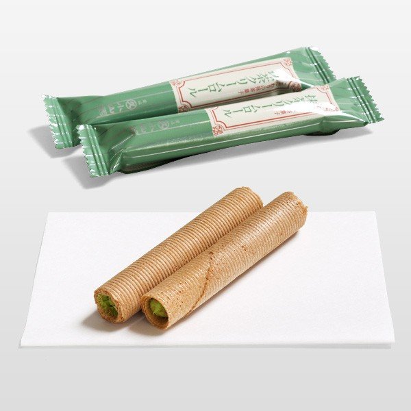 Marukyu Koyamaen Matcha Cream Wafer Roll Biscuits