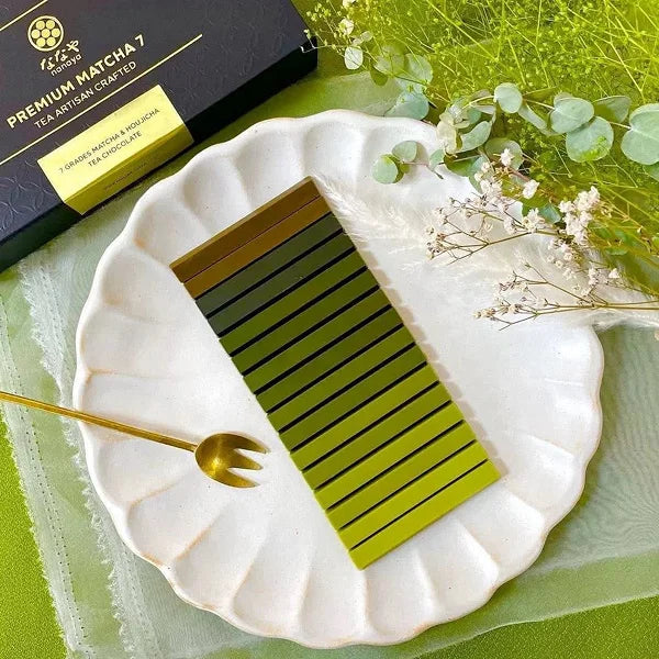 7 Matcha Levels Chocolates