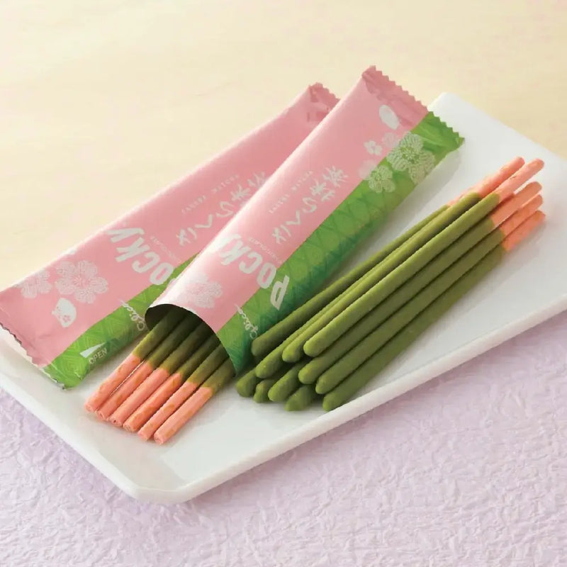 Pocky Sakura Matcha Chocolate